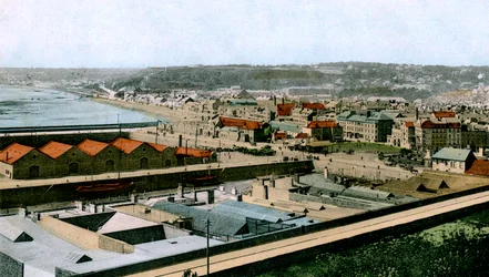 Gesamtansicht von St. Helier, Jersey, 1906
