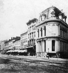 Genesee Street, Utica, New York, USA, frühes 20. Jahrhundert
