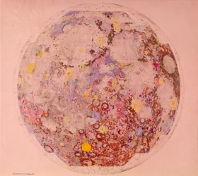 Geologische Karte des Mondes, 1967