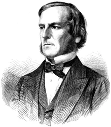 George Boole, englischer Mathematiker und Logiker, 1865