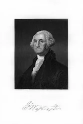 George Washington, der erste Präsident der Vereinigten Staaten, 1872