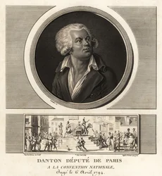 Georges Danton, Abgeordneter von Paris im Nationalkonvent, 1794 hingerichtet
