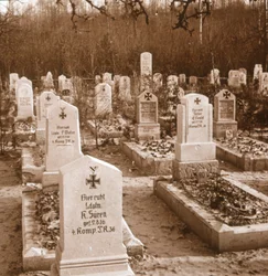 Deutscher Friedhof, Carlepont, Nordfrankreich, ca. 1914-1918