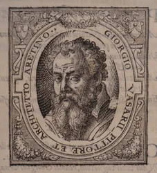 Giorgio Vasari. Aus: Giorgio Vasari, Die Leben der ausgezeichnetsten italienischen Maler, Bildhauer und Architekten, 1568