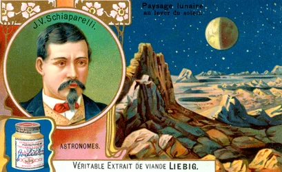 Giovanni Virginio Schiaparelli, italienischer Astronom, um 1900
