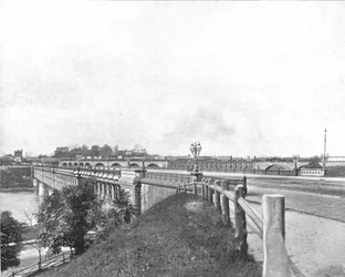 Girard Avenue Brücke, Philadelphia, USA, um 1900