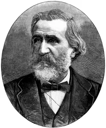 Giuseppe Verdi, italienischer Opernkomponist, 1887