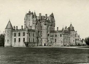 Schloss Glamis, das Ahnenhaus von Königin Elizabeth, 1937