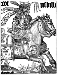 Gottfried von Bouillon, französischer Kreuzritter des 11. Jahrhunderts