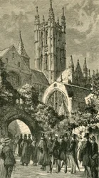 Zum Gottesdienst durch den Dunklen Eingang: Koloniale und indische Besucher in Canterbury