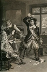 Gouverneur Stuyvesant zerstört die Aufforderung zur Kapitulation, 1877