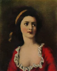 Gräfin Potocka 1776-1867. - Gemälde von Kucharski, 1934