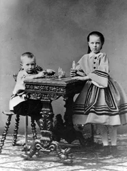 Großherzog Sergei Alexandrowitsch und Großherzogin Maria Alexandrowna von Russland, 1860