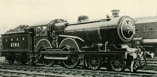 Great Eastern Typ 4-4-0 in Sonderlackierung für königliche Züge, ca. 1930