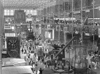 Große Ausstellung im Kristallpalast, Hyde Park, London, 1851