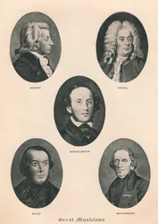 Große Musiker - Platte IV., 1895