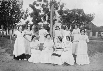 Gruppe paraguayischer Frauen, Carapegua, Paraguay, 1911