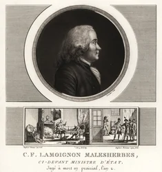 Guillaume-Chrétien de Lamoignon de Malesherbes, französischer Staatsmann, Ministre d
