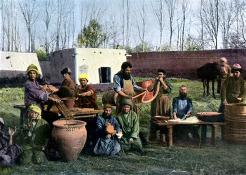 Darmverarbeitungswerke, Buchara, Usbekistan, ca. 1890