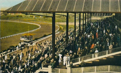 Habana, Pferderennen. Rennbahn in Marianao, um 1915