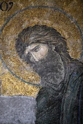 Hagia Sophia Deesis Mosaik: Johannes der Täufer, Istanbul, Türkei
