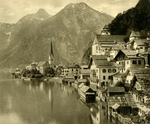 Hallstatt, Oberösterreich, um 1935