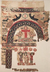 Wandbehang mit christlichen Bildern, 500er