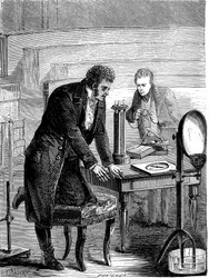 Hans Christian Oersted, dänischer Physiker, 1820, um 1880