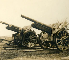 Schwere Artillerie, ca. 1914-ca. 1918