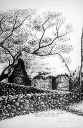 Heiau, Kailua-Kona, Hawaii, 19. Jahrhundert