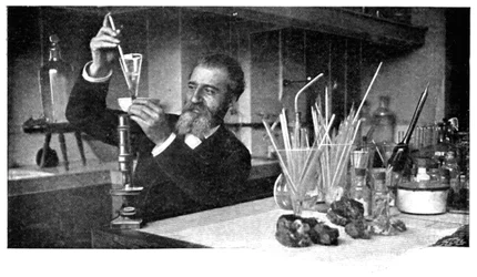 Henri Moissan, französischer Chemiker, um 1900