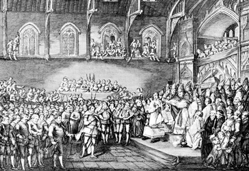 Heinrich III. erneuert die Magna Carta im Jahr 1253, 1905