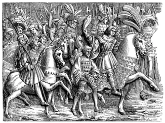 Heinrich VIII. im Feld des Goldenen Tuchs, 1520