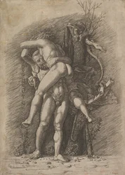 Herkules und Antäus, ca. 1497