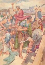 Hier wäre es möglich, dachte er, den Feind in Schach zu halten, um 1912