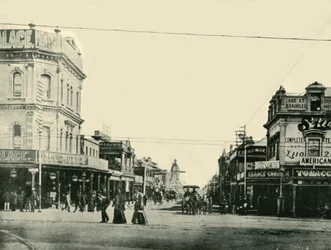 Hindley Street, Adelaide, 1901