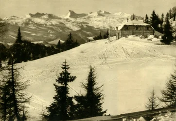 Hollhaus, Dachstein, Steiermark, Österreich, ca. 1935