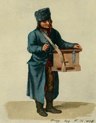 Hakenharfe und Drehorgel. Arten von Prager Musikern, 1948