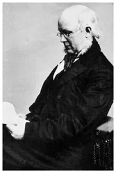 Horace Greeley, amerikanischer Zeitungsredakteur und Politiker, ca. 1865, 1955