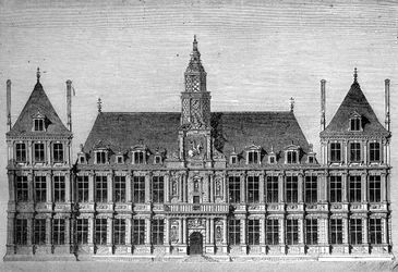 Hotel de Ville, Reims, Frankreich, 1882-1884