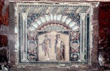 Haus des Neptun und Amphitrite Mosaik, Römisch, Herculaneum