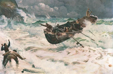 Wie das Boot nach Hause kam, 1886, ca. 1902