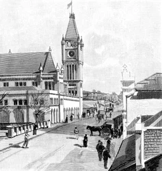 Howick Street, Perth, Australien, 1886