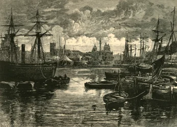 Hull, von den Docks, 1898
