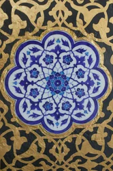 Iznik-Keramik im Topkapi-Palast, Istanbul, Türkei
