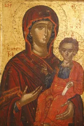 Ikone: Heilige Maria Hodigitria (16. Jahrhundert), Berat, Albanien