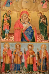 Ikone in der orthodoxen Kirche Saint Dimitrios, Thessaloniki, Griechenland