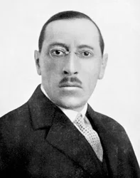 Igor Strawinsky, russischstämmiger Komponist, ca. 1920