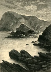 Ilfracombe - Blick von den Felsen an der Basis des Capstone, 1898