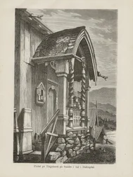 Illustration aus dem Buch Nordiska taflor von unbekanntem Autor und veröffentlicht von Albert Bonnier